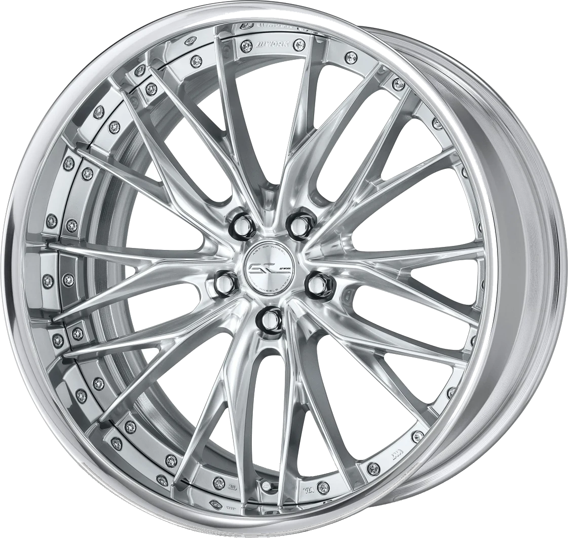 Work Wheels Schwert Brunnen wheel in Silky Rich Silver