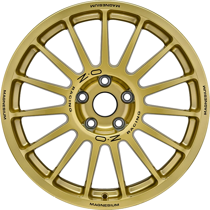 OZ Racing Superturismo Magnesio wheel in Race Gold