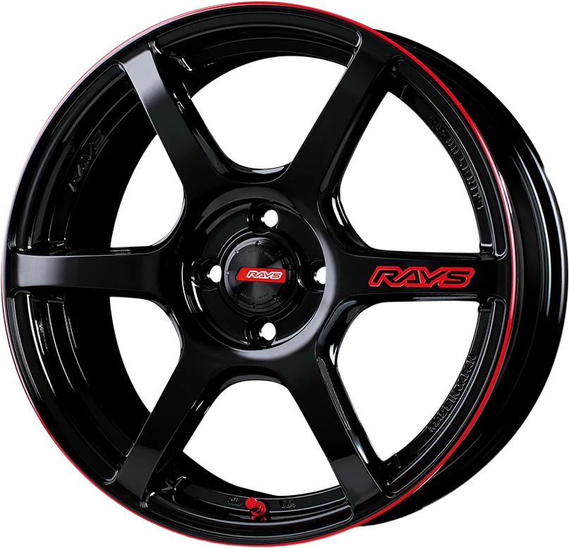RAYS gramLIGHTS 57C6 TIME ATTACK EDITION wheel in Black & Machining/E-pro Coat