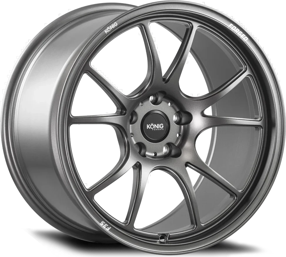 Konig F3S wheel in Satin Charcoal