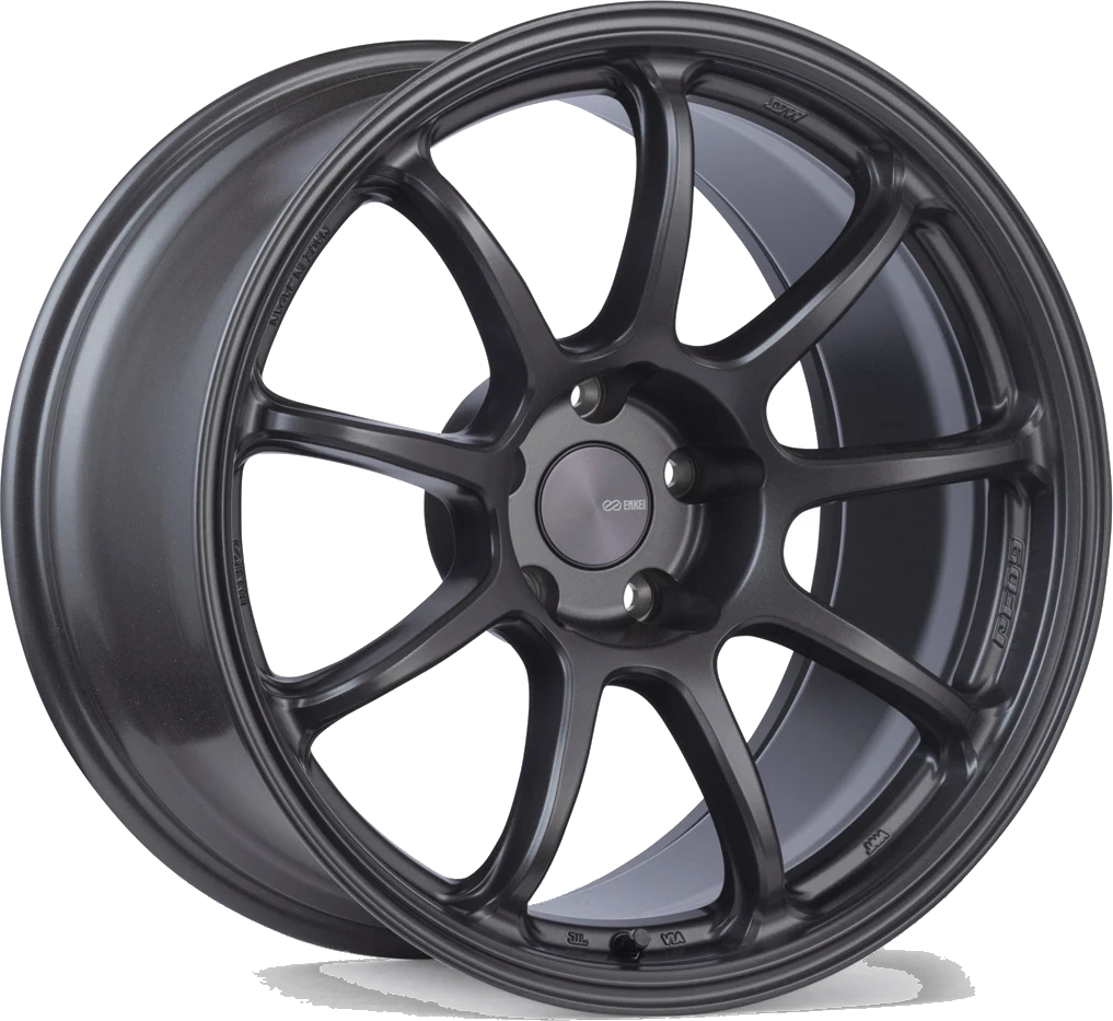 Enkei PF09 wheel in Matte Gunmetal