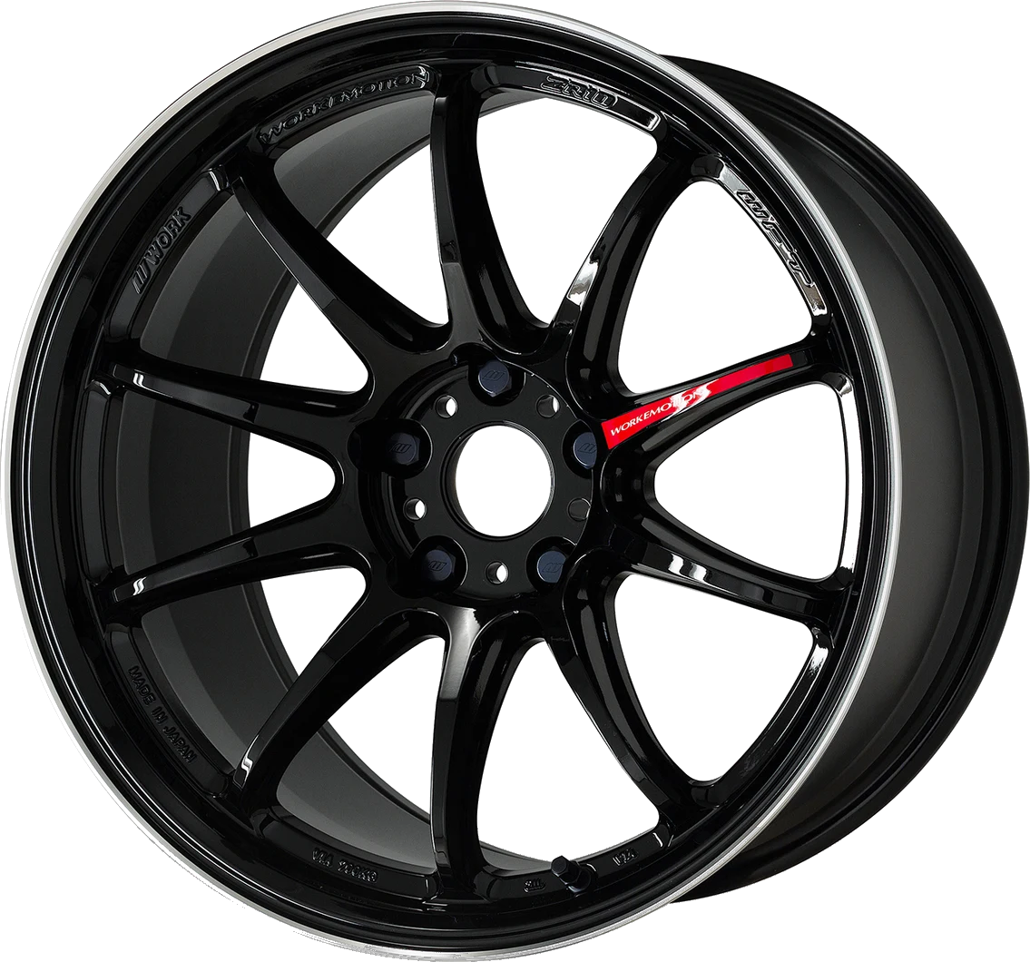 Work Wheels Emotion ZR10 wheel in Black Diamond Lip Cut
