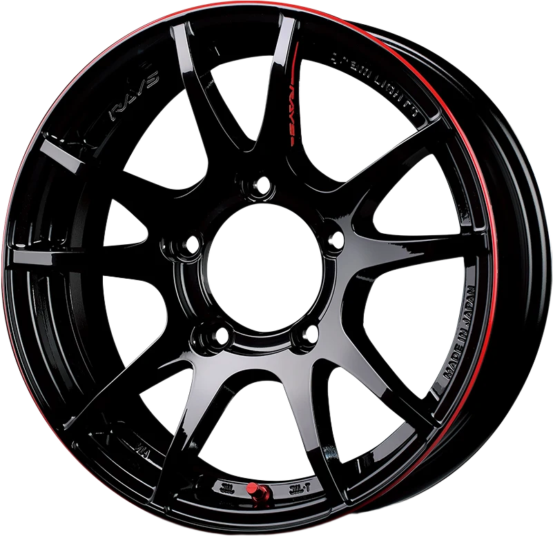 RAYS gramLIGHTS 57JV REV LIMIT EDITION wheel in Black & Machining / E-pro Coat