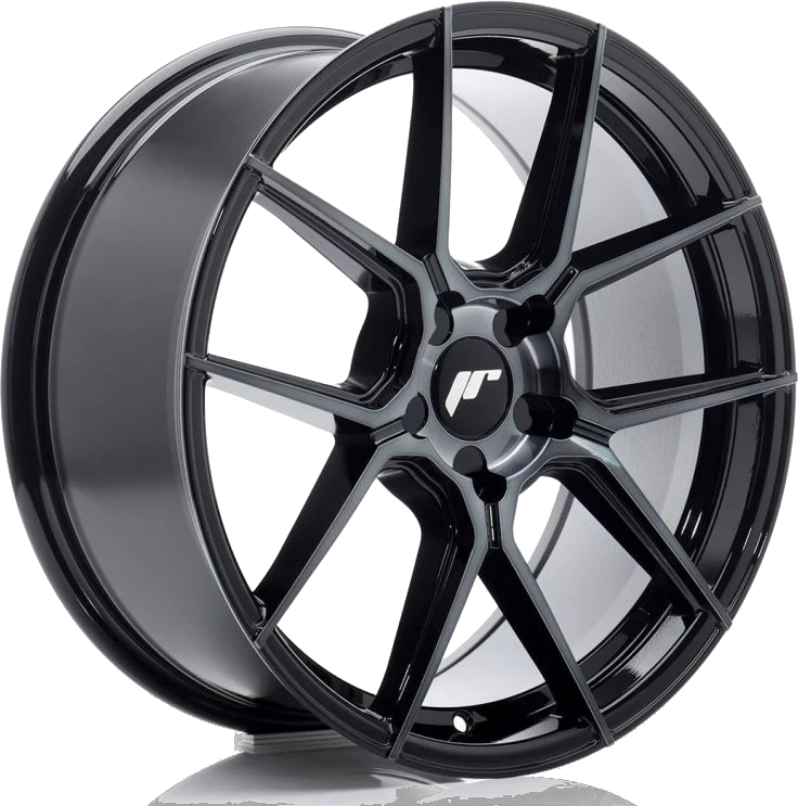 Japan Racing JR-30 wheel in Black Machined