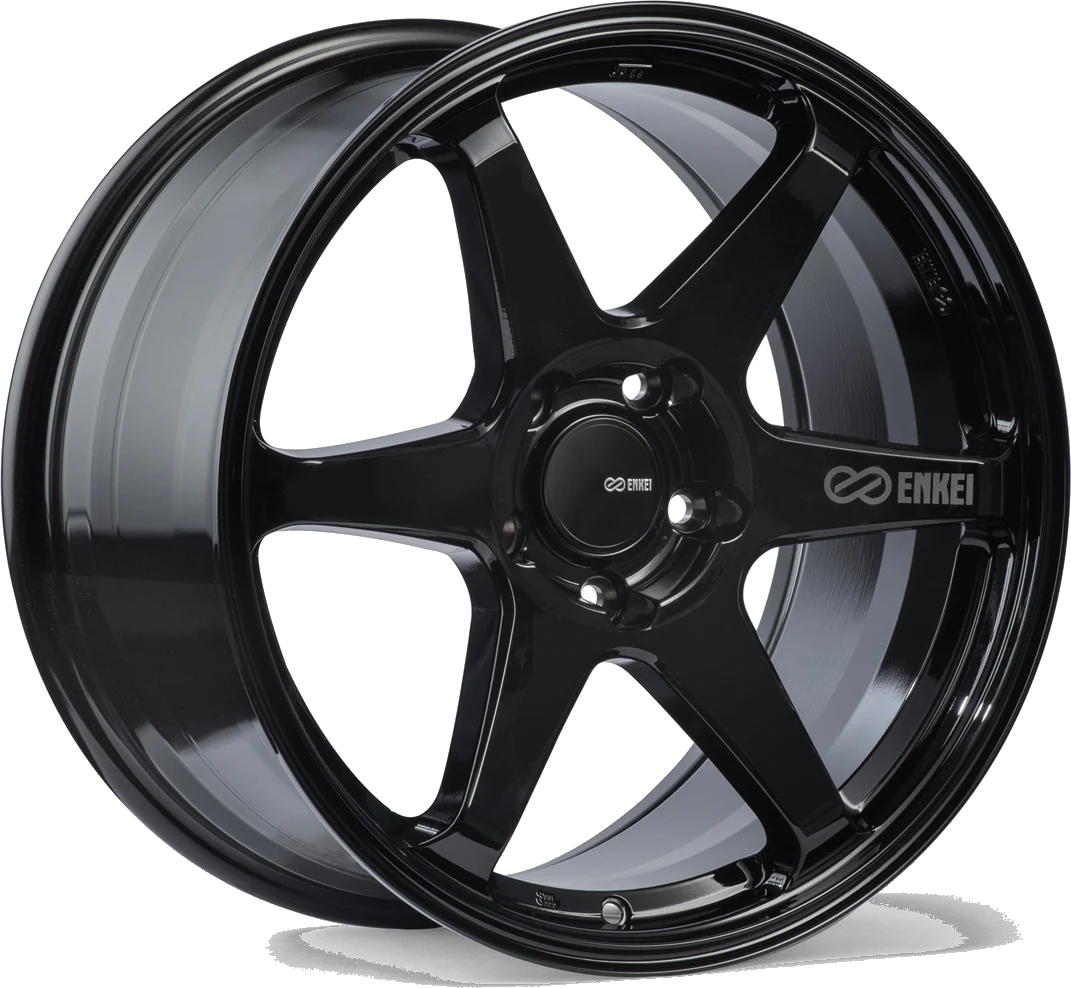 Enkei T6R wheel in Gloss Black