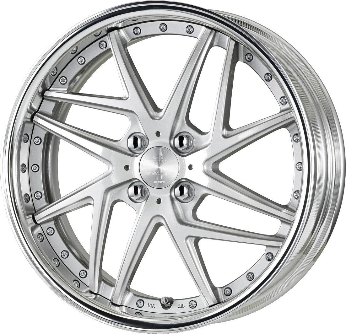 Work Wheels Rizaltado MESH2 wheel in Light Grayish Silver