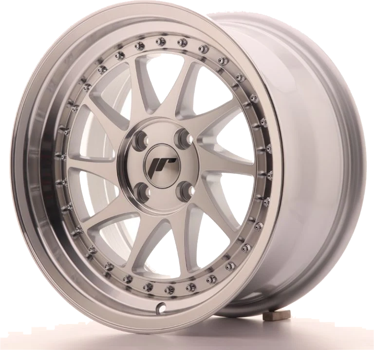 Japan Racing JR-26 wheel in Machined Silver