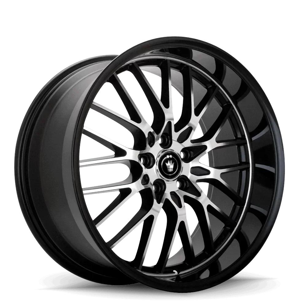 Konig Lace wheel in Matte Black