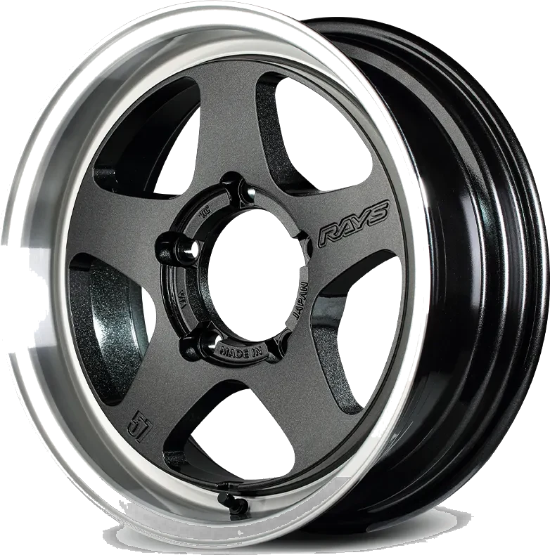 gramLIGHTS 57FR-X wheel in Glass Black/Rim DC