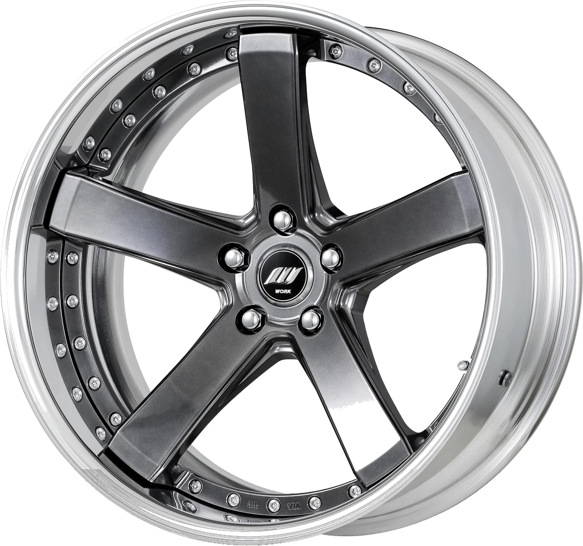 Work Wheels Back Label Zeast BST2 wheel in Brilliant Silver Black