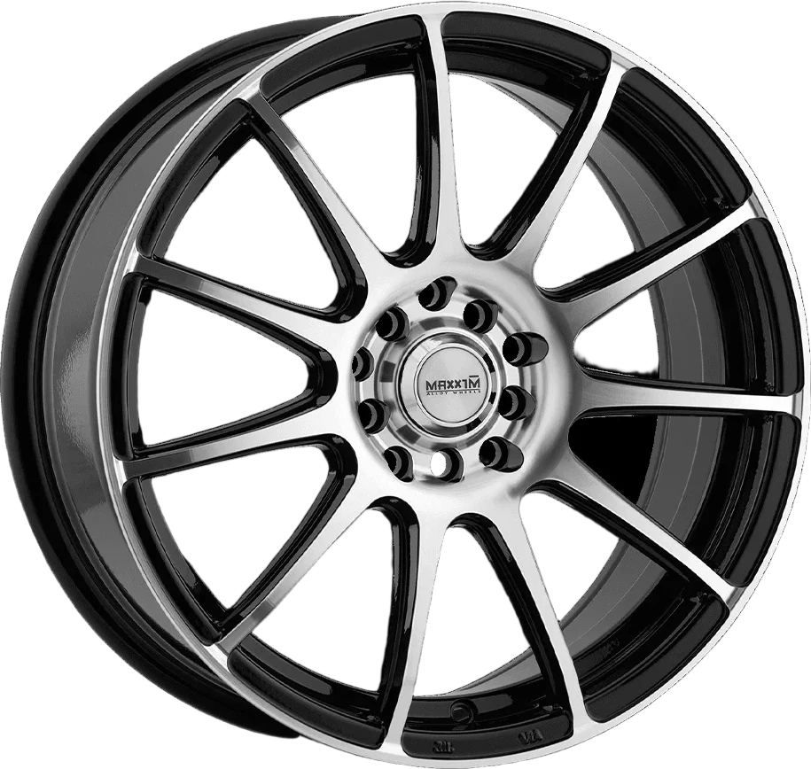 Konig Maxxim Champ wheel in Gloss Black W/ Machine Face