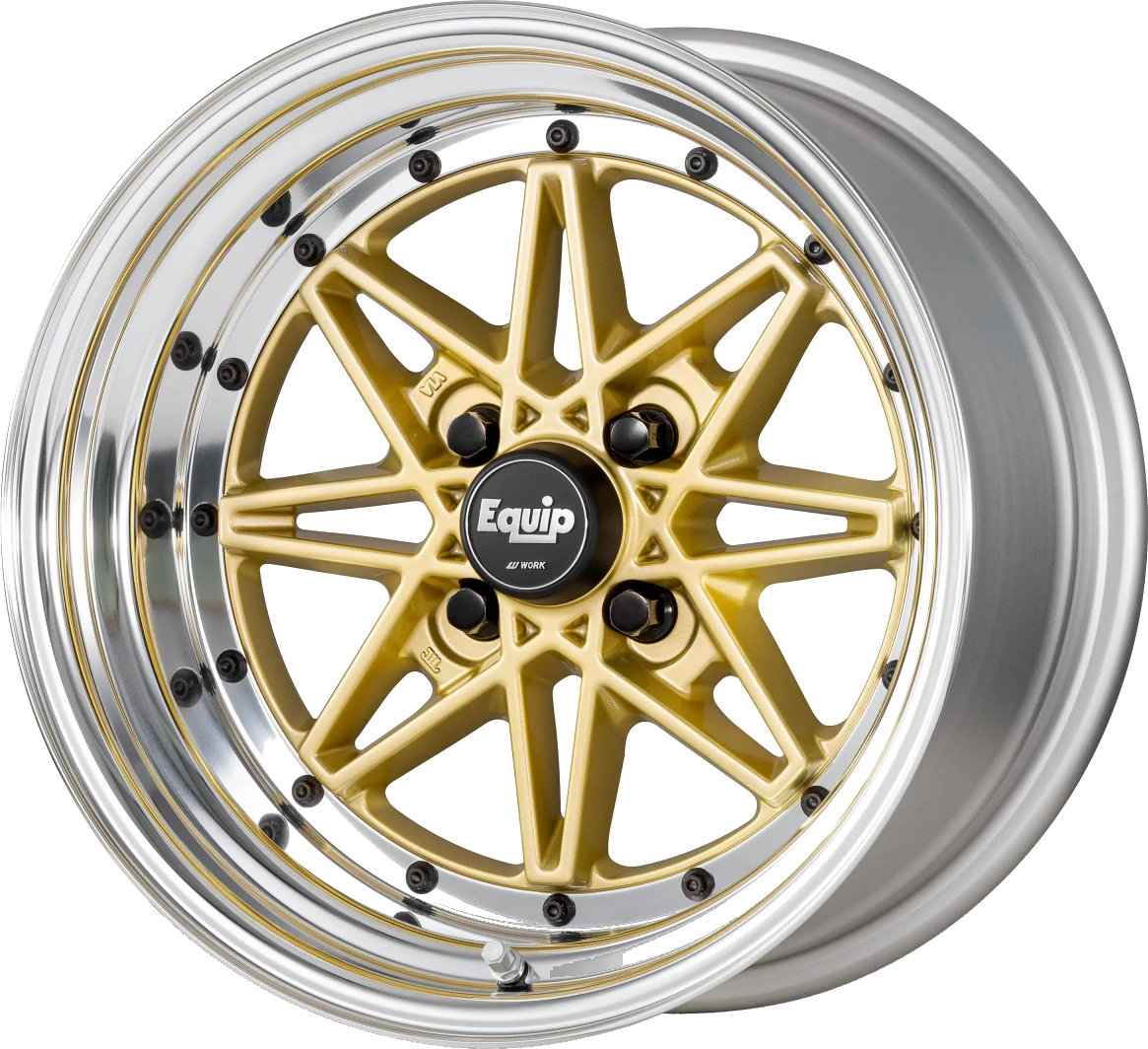 Work Wheels Equip 03 wheel in Gold