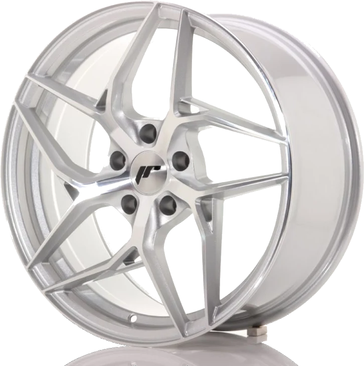 Japan Racing JR-35 wheel in Silver Machined