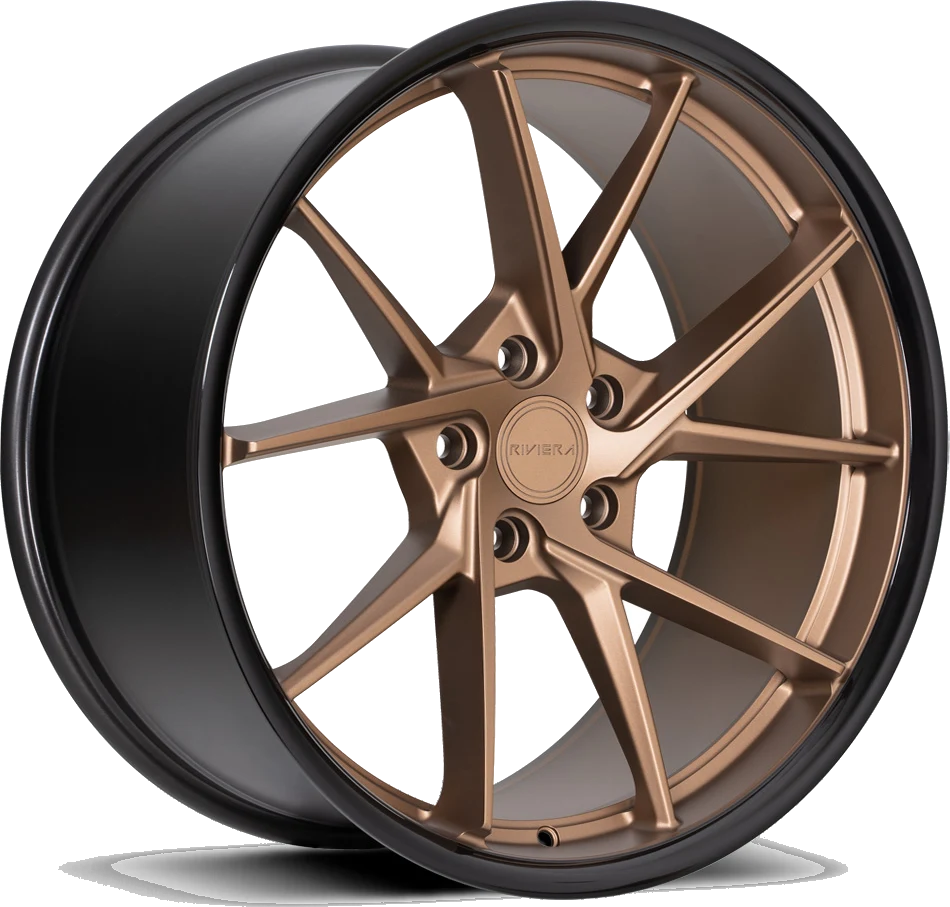 Riviera RF1 wheel in Matt Bronze with Black Lip
