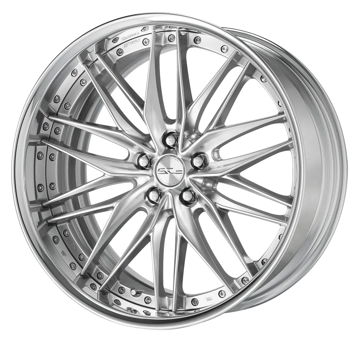 Work Wheels Schwert QUELL2 wheel in Grimit Bright Silver