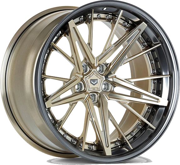 Vossen M-X6 (3-Piece) wheel in Patina Gold