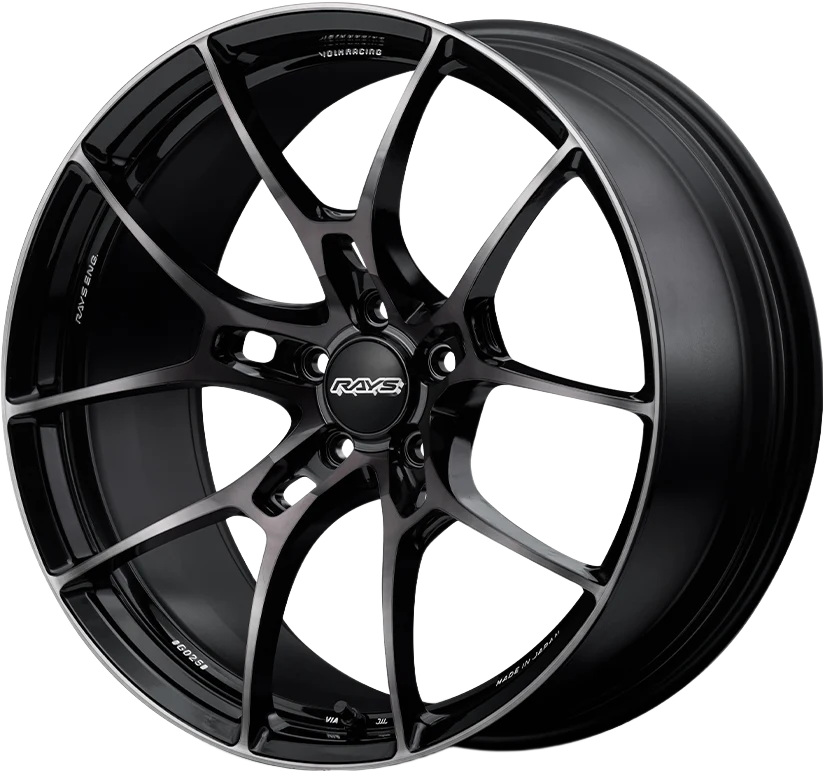 RAYS Volk Racing G025 LTD wheel in Pressed Black Clear