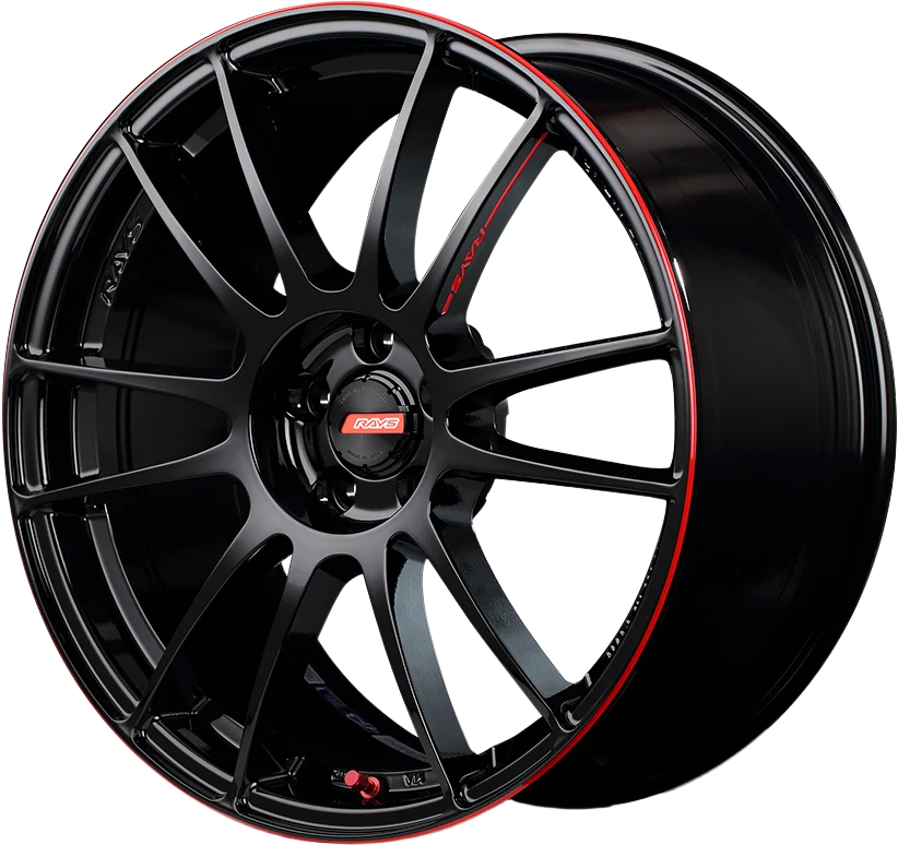 RAYS gramLIGHTS 57XTREME REVLIMIT EDITION wheel in Black & Machining / E-pro Coat
