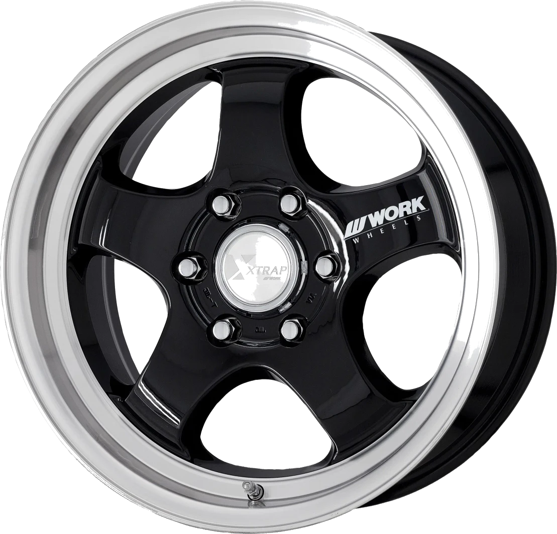 Work Wheels Xtrap S1HC wheel in Black Diamond Cut Rim