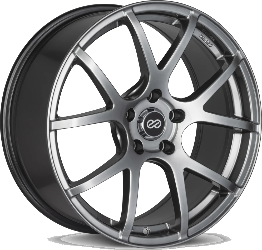 Enkei M52 wheel in Hyper Black