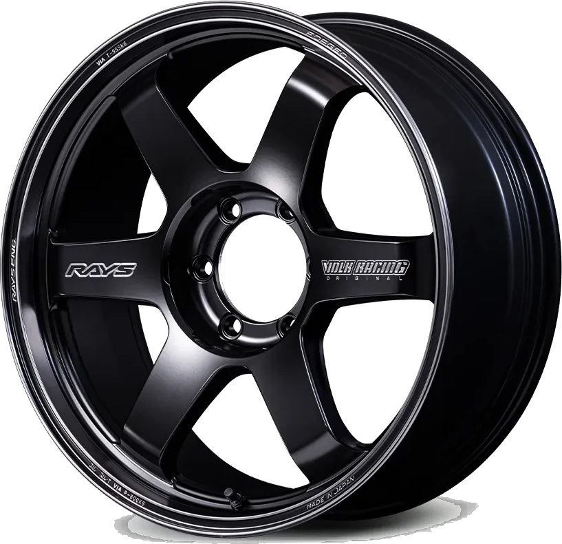 Volk Racing TE37 ultra LARGE P.C.D. Black Shadow LTD. wheel in Matte Translucent Black