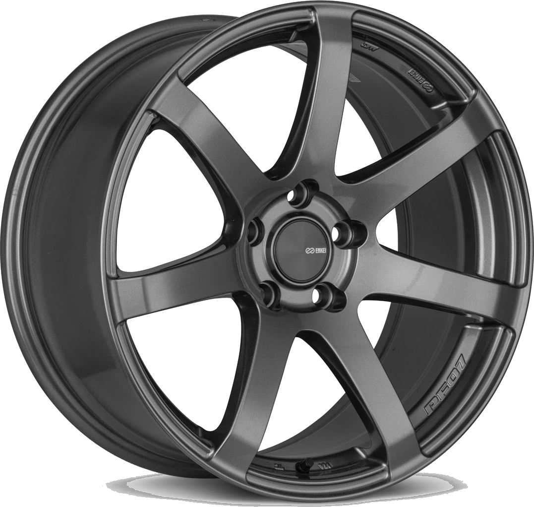 Enkei PF07 wheel in Dark Silver