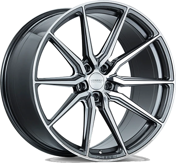 Vossen HF-3 wheel in Gloss Graphite Polished