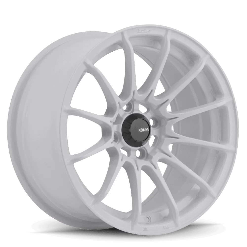 Konig Dial In wheel in Gloss White