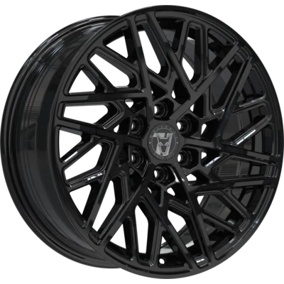 Wolfrace 71 Sonic GT6 wheel in Gloss Raven Black