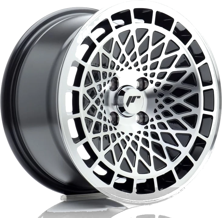 Japan Racing JR-14 wheel in Black Machined