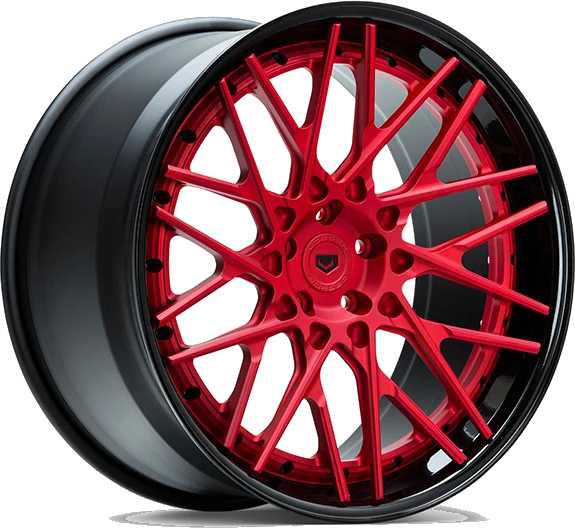 Vossen S17-07 (3-Piece) wheel in Scarlet Red
