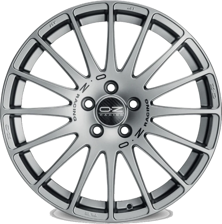 OZ Racing Superturismo GT wheel in Grigio Corsa