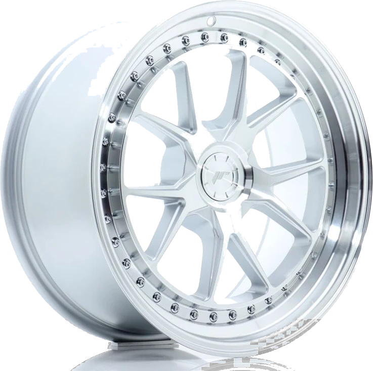 Japan Racing JR-39 wheel in Silver Machined