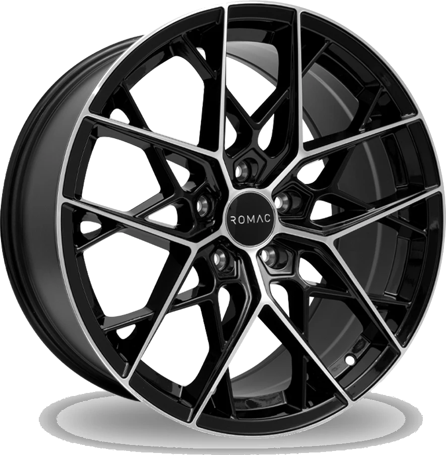Romac Vortex wheel in Black Polished