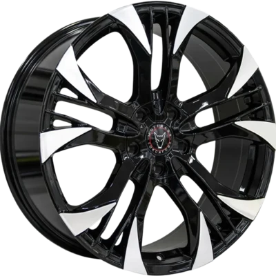 Wolfrace Eurosport Assassin GT2 wheel in Gloss Black Polished