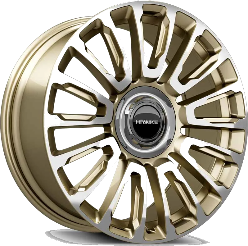 Hawke Dresden wheel in Light Gold Polished