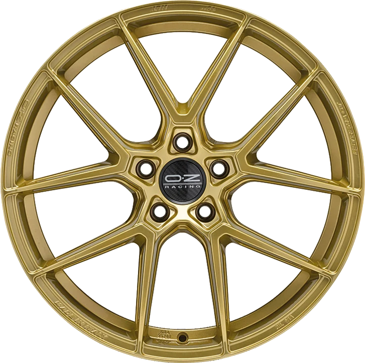 OZ Racing Estrema GT HLT wheel in Race Gold