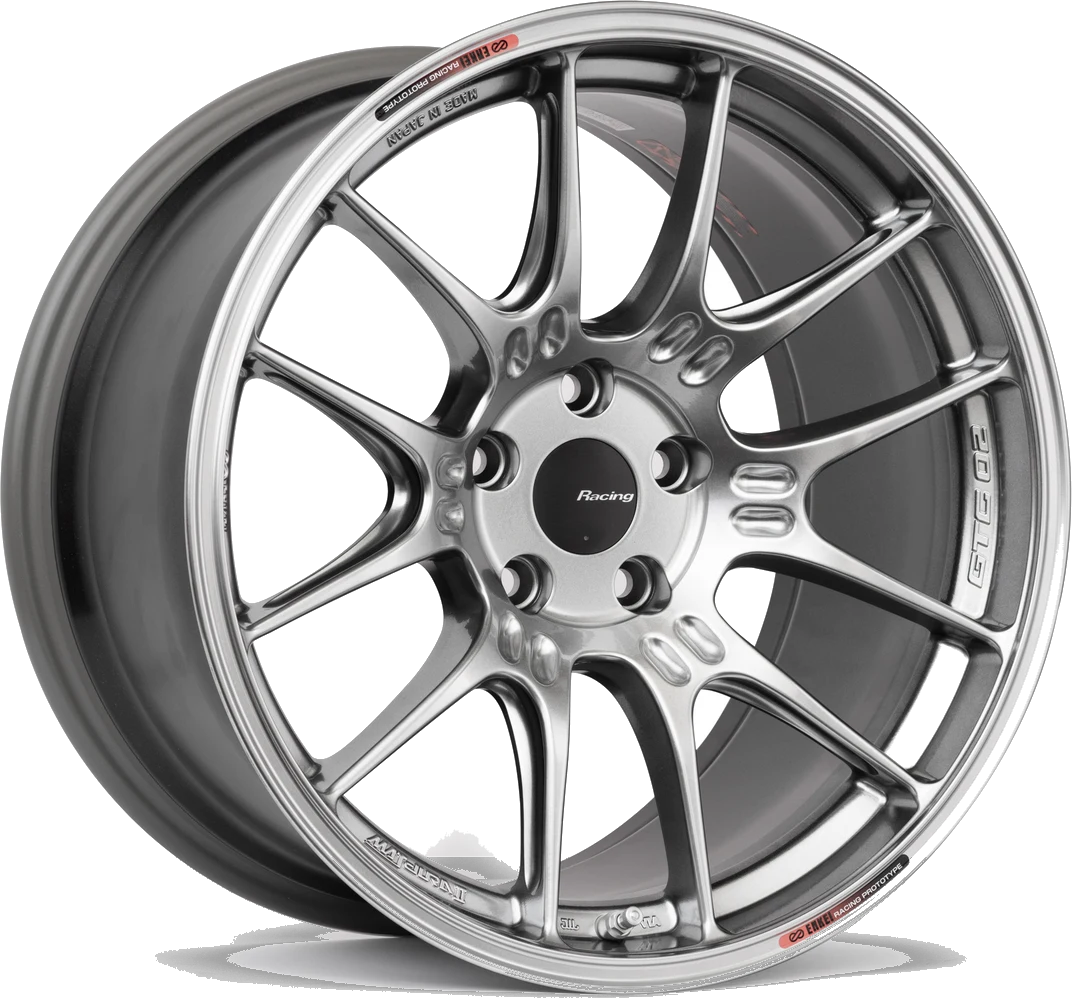 Enkei GTC02 wheel in Hyper Silver