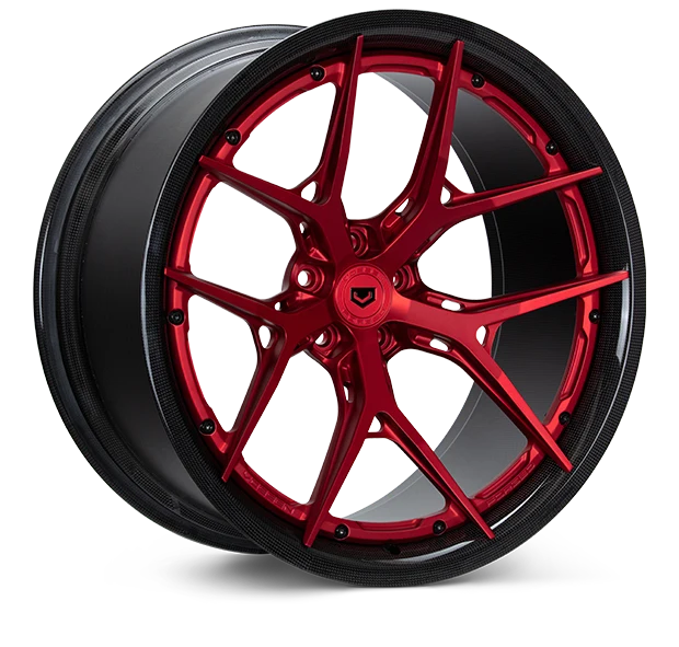 Vossen S21-01 Carbon wheel in Scarlet Red