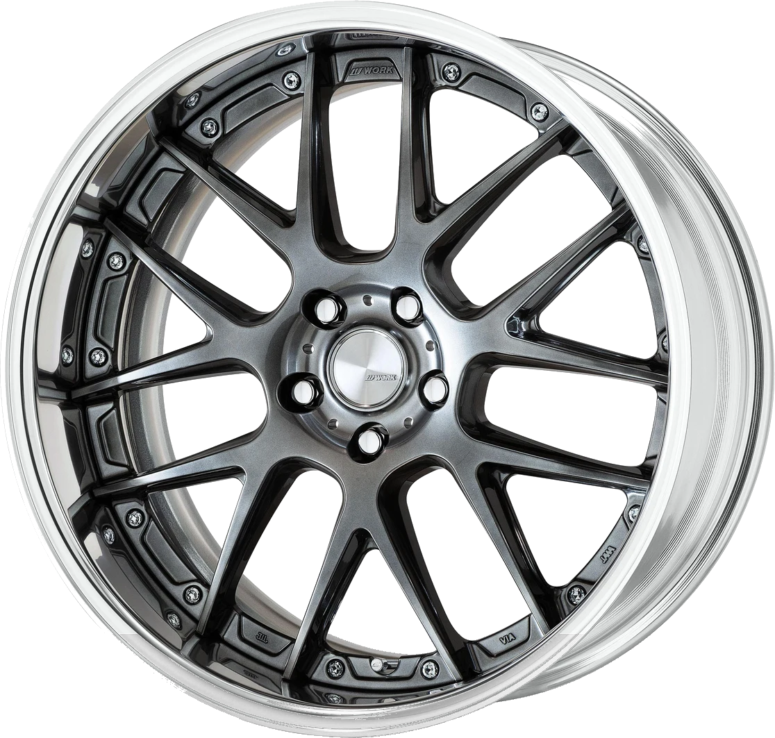 Work Wheels Lanvec LM7 wheel in Glim Black