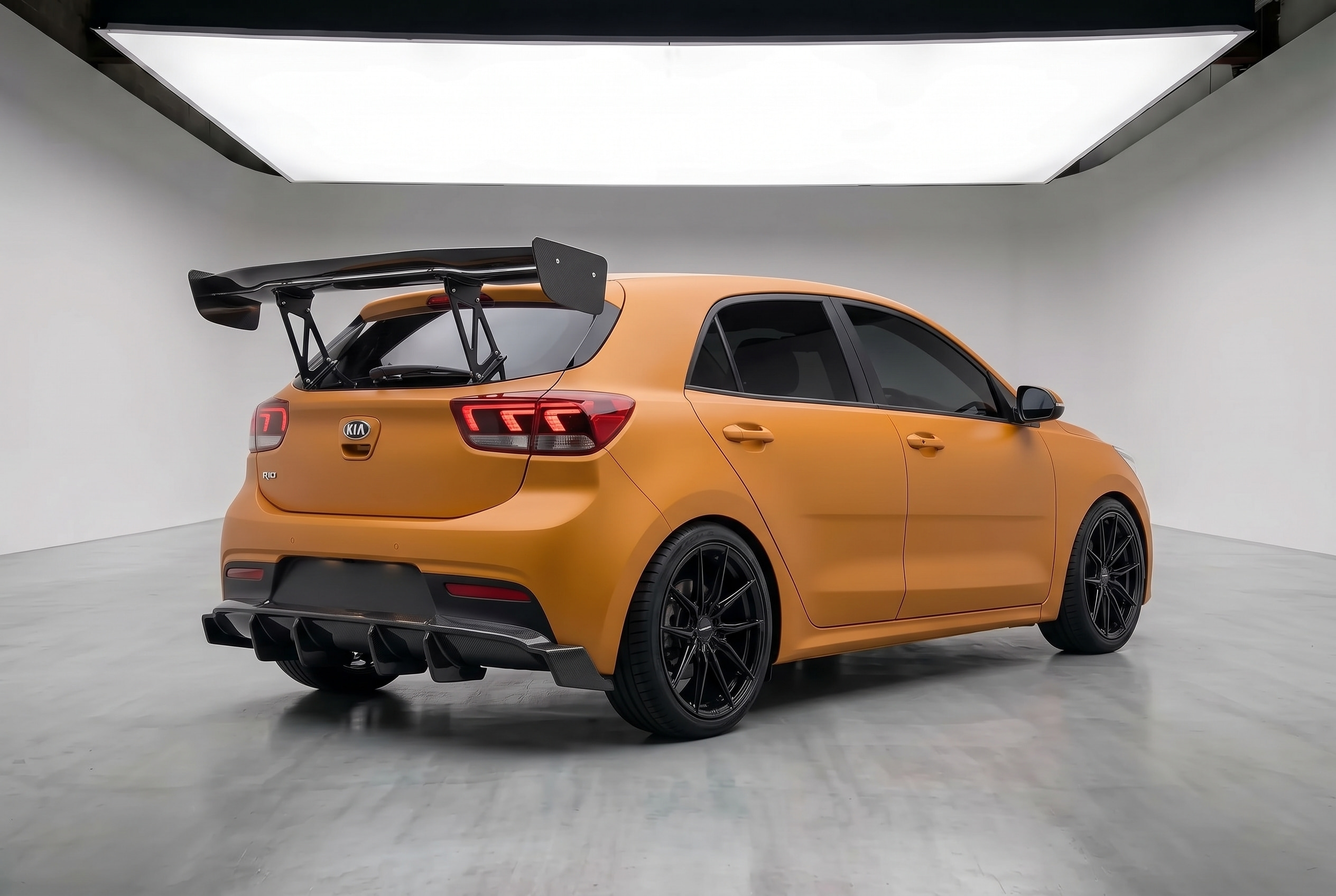 2022 Kia Rio from behind